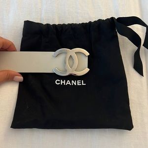 Chanel Calfskin CC Reversible Belt